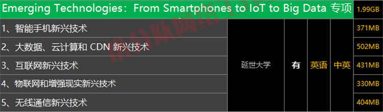 新兴技术：智能手机、物联网和大数据